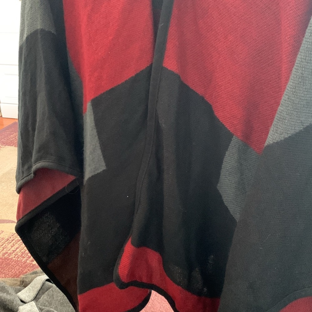 Lane Bryant Osfa Soft Hooded Block Color Ruana. S… - image 2